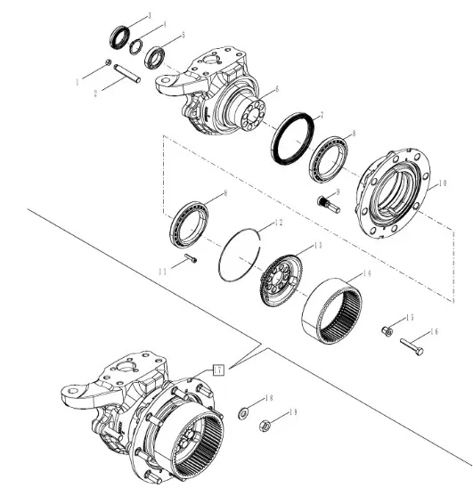 47724311 - Подшипник в сб. ступицы борт. моста передн. TMТ7/MXMPm., T6/Maxx.
